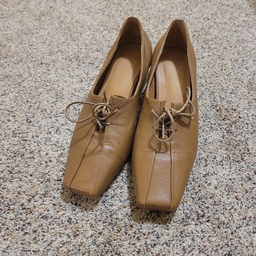 CHIKO Belva Square Toe Block Heel Oxfords Shoes Size 6 - Picture 6 of 7